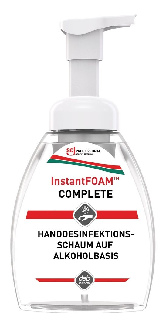 SC JOHNSON Schaum-Handdesinfektion Deb InstantFoam Complete 250ml Flasche