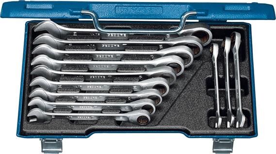 GEDORE Maulschlüsselsatz mit Ringratsche 12-teilig 8-19mm 7 R-012 2297442