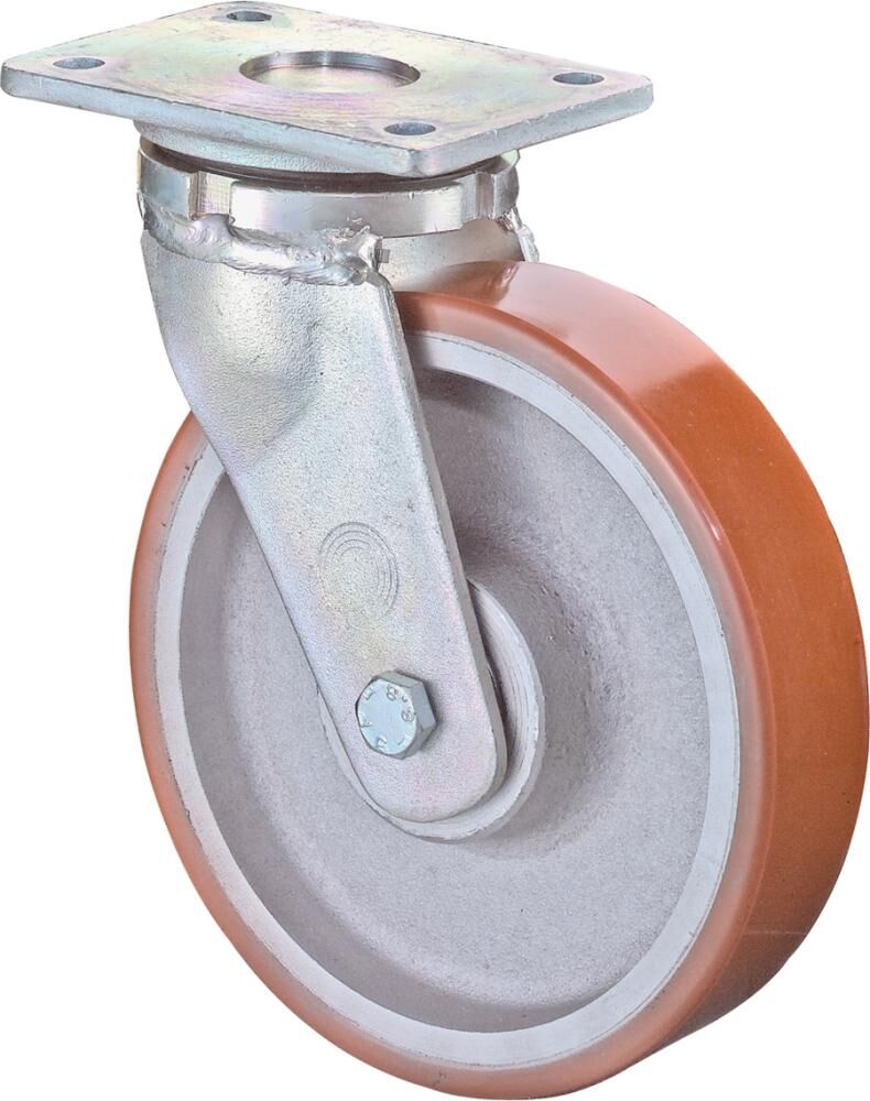BS ROLLEN SchwerlLenkr Poly Gußfelge 80mm