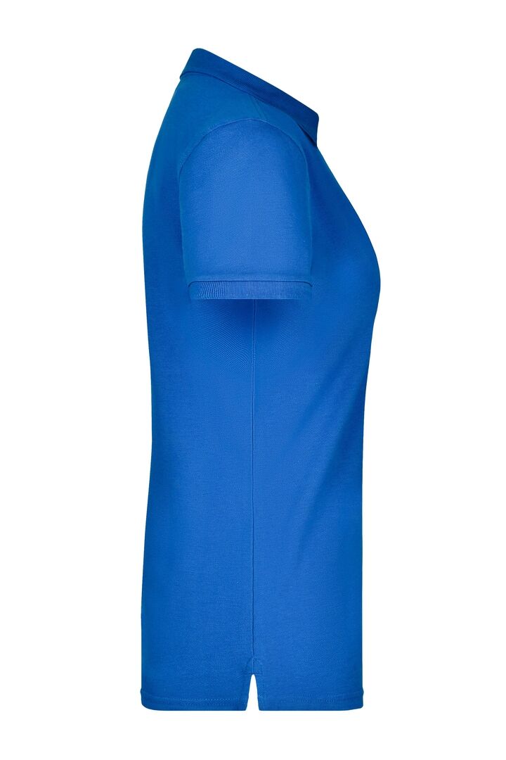 JAMES & NICHOLSON Polo Shirt Damen Elastic Piqué Gr. L royal JN709