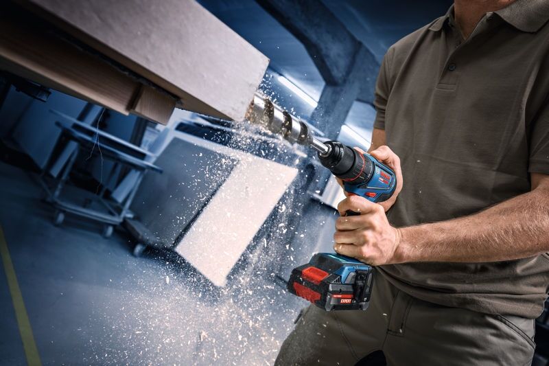 BOSCH Akku-Bohrschrauber EXSR18V-90FC GFA 18-M/H, solo, in L-BOXX