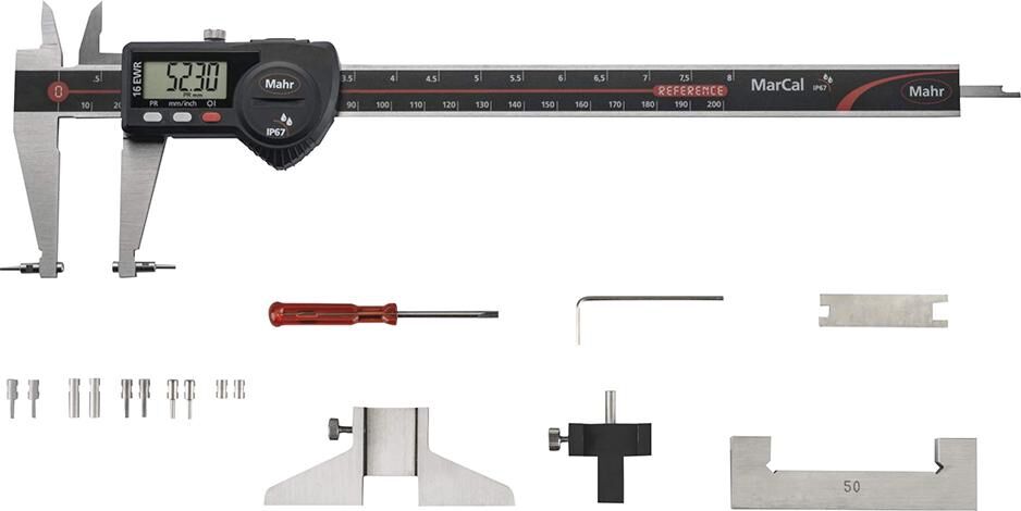 MAHR Messschieber Set digital 200mm Universal 16EWRi-V