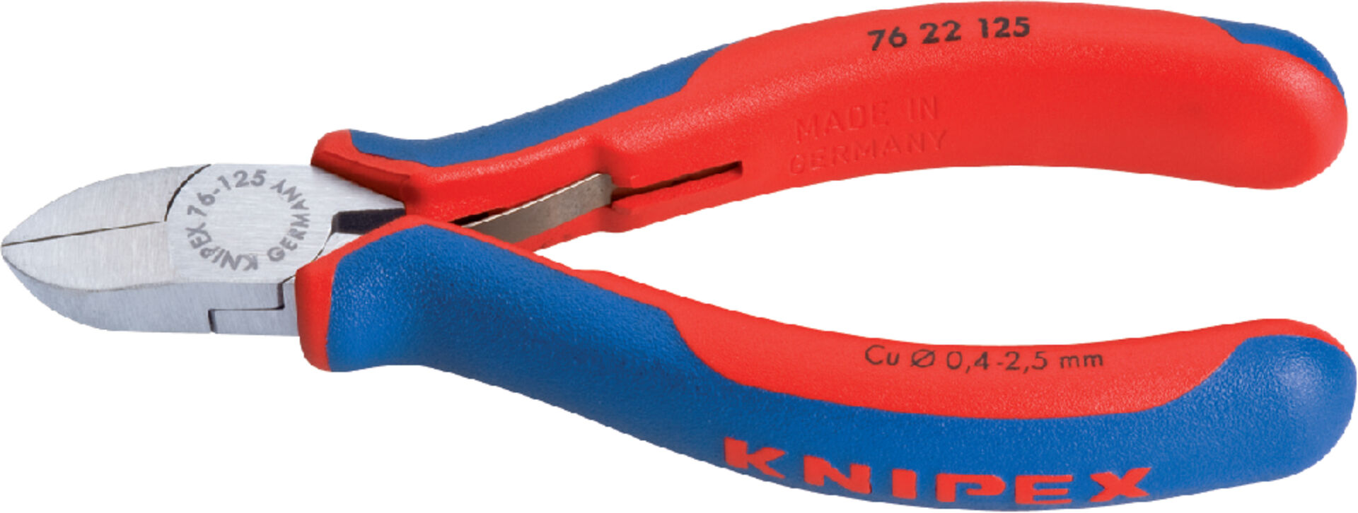 KNIPEX Seitenschneider 76 22 125 Elektromechaniker Mehrk. atrA,125mm