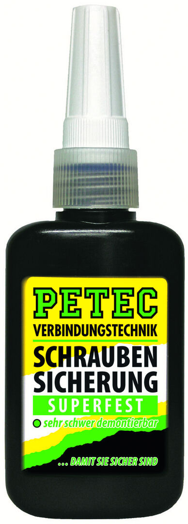 PETEC Schraubensicherung superfest grün 50g Flasche