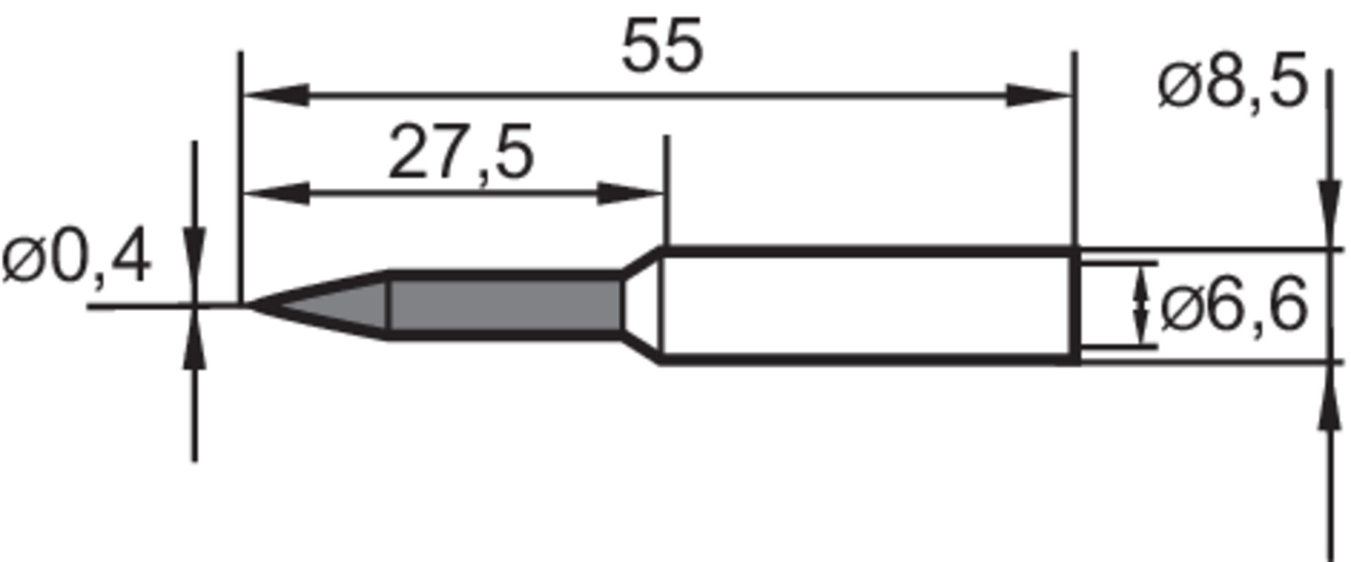 ERSA LOETSPITZE 832UD/SB BLEISTIFTSPITZ 0,4mm