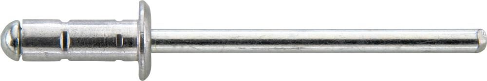 GESIPA Mehrbereich-Blindniet Polygrip 4,8x17,0mm Alu/Stahl Flachrundkopf