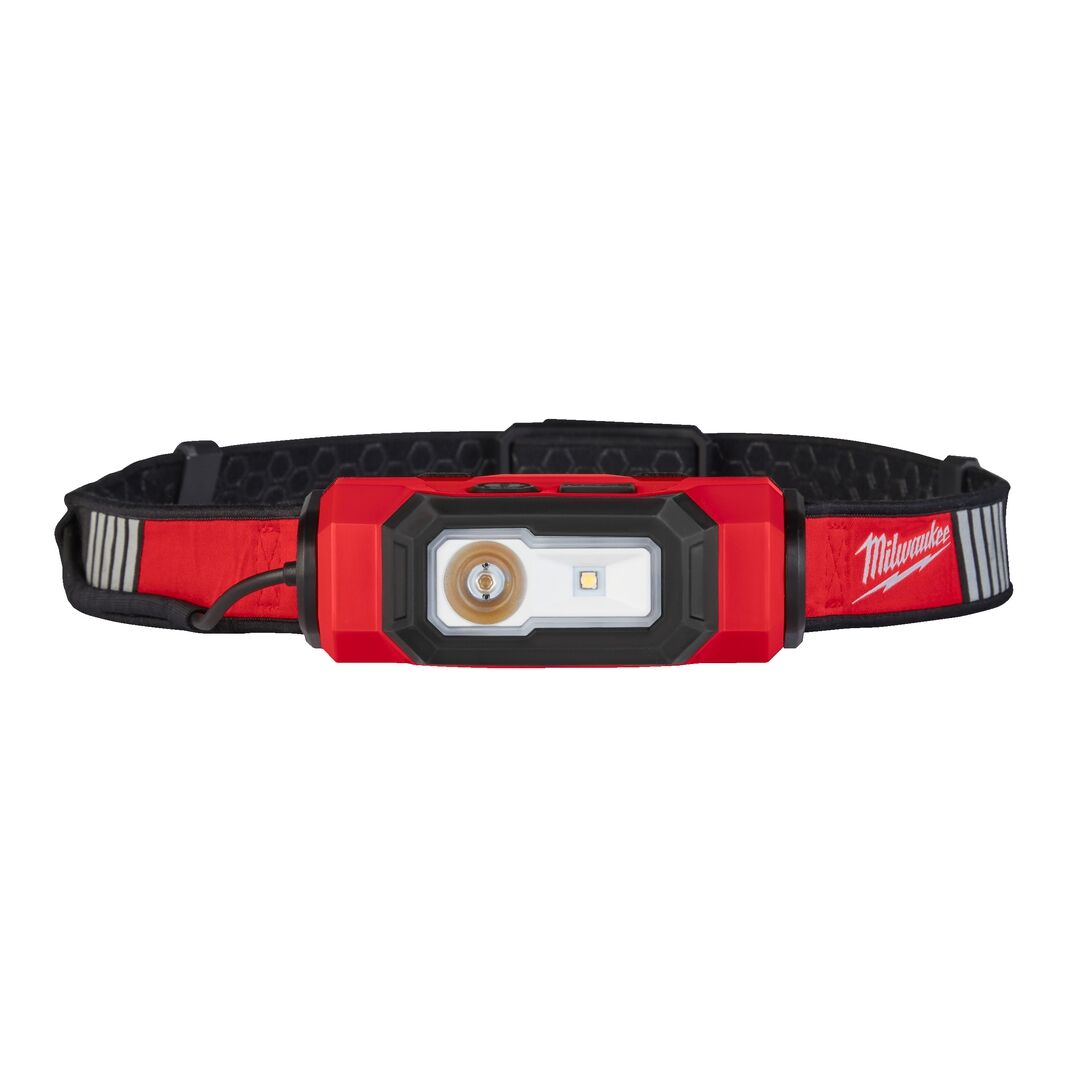 MILWAUKEE Akku-Stirnlampe L4HL-VIS-301 inkl. Akku USB Kabel