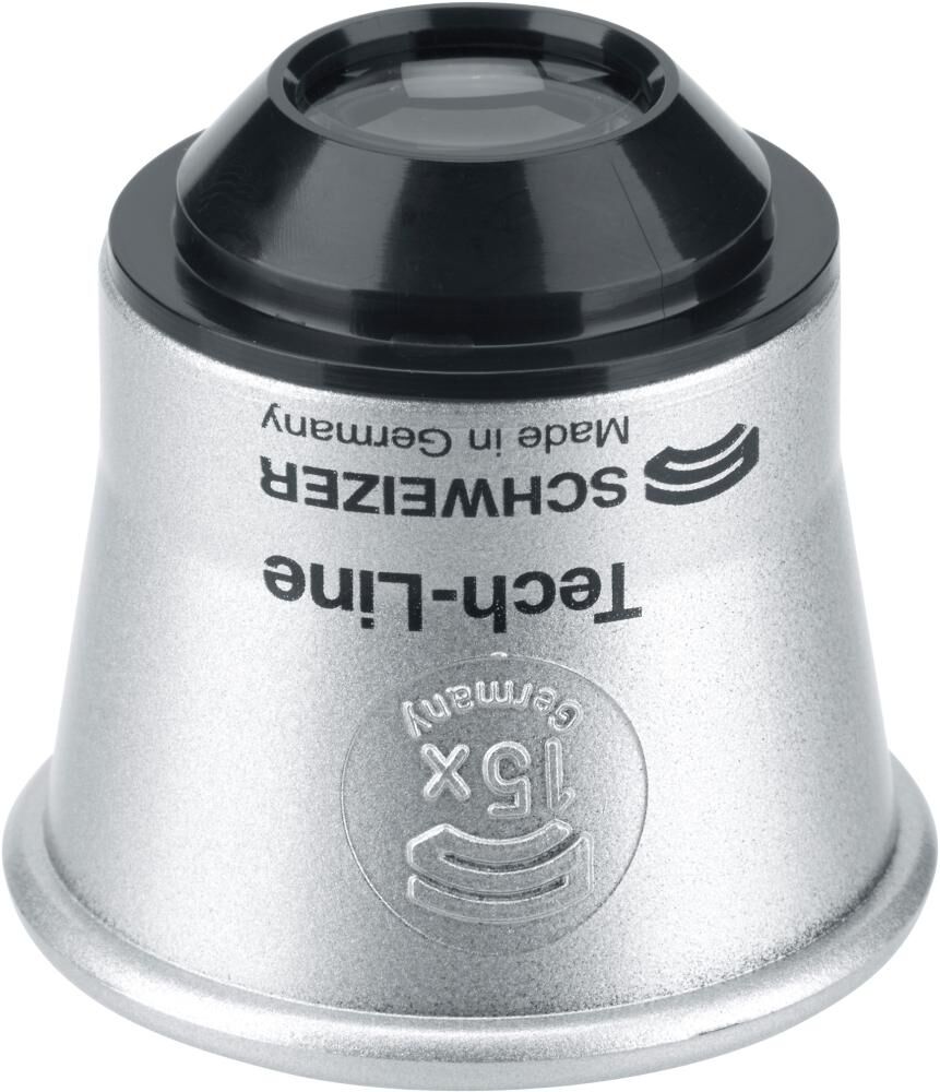 SCHWEIZER Uhrmacherlupe Tech-Line 15xD 22,5mm