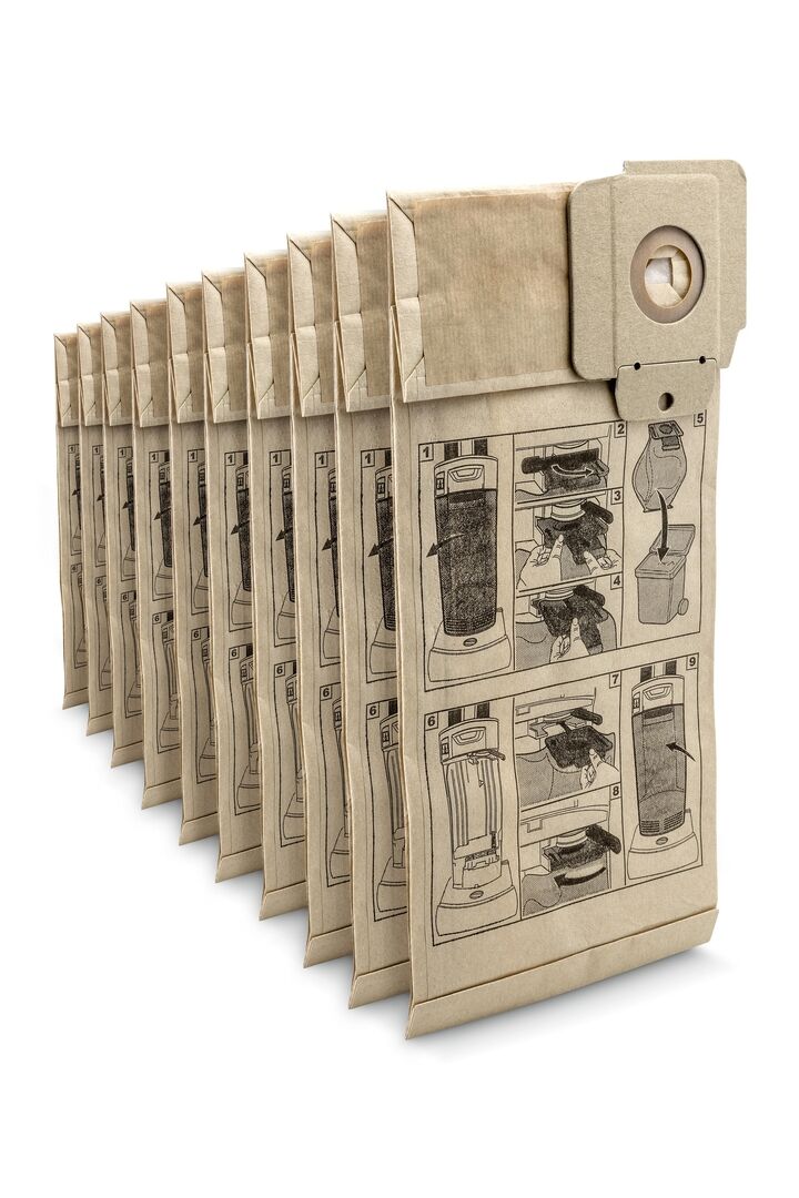KÄRCHER Papierfiltertüte für CV 30/1 38/1 38/2 48/2 10St.