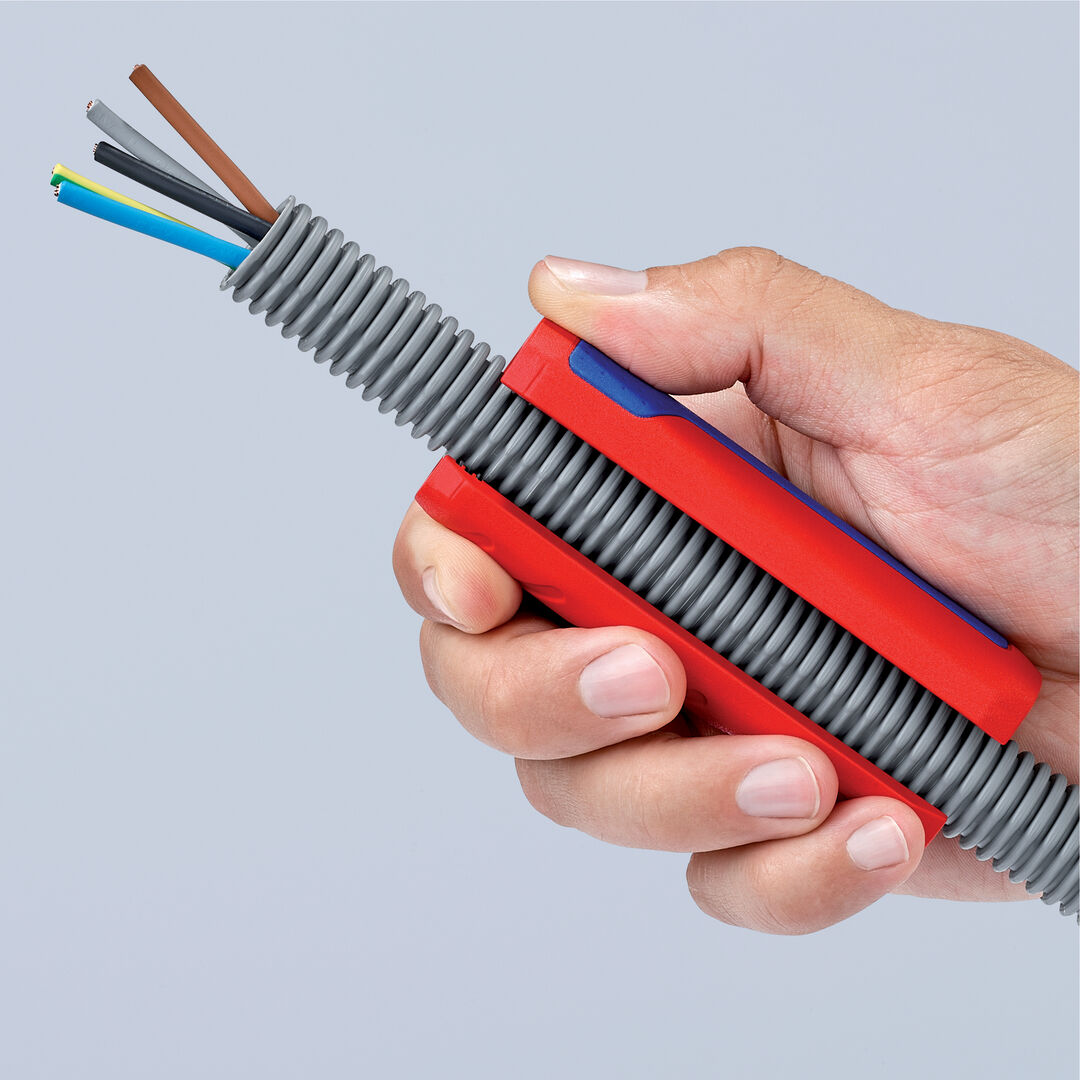 KNIPEX Wellrohrschneider 100mm TwistCut 90 22 01 SB