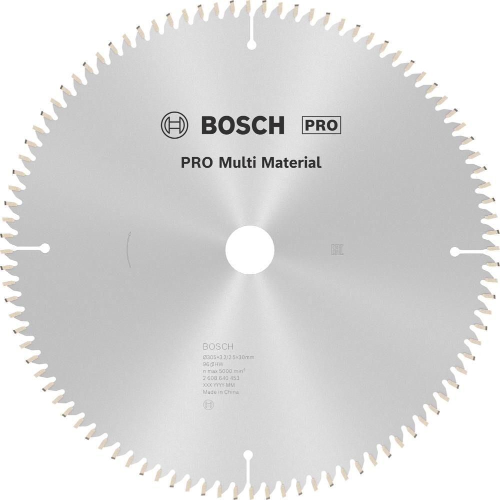 BOSCH Kreissägeblatt 5 Grad TKB 305X30 96TR-F K&G SB 3,2