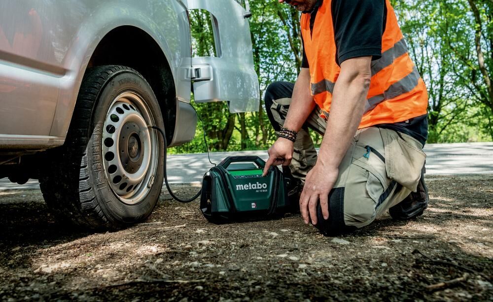 METABO Akku-Druckluftkompressor AK 18 Multi ohne Akku & Ladegerät im Karton
