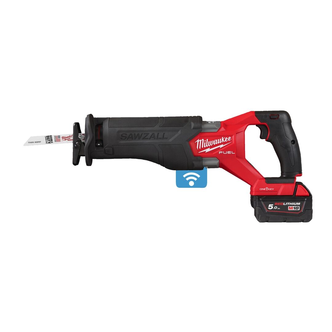 MILWAUKEE Akku-Säbelsäge M18ONEFSZ-502X 2x5Ah Ladegerät HD Box