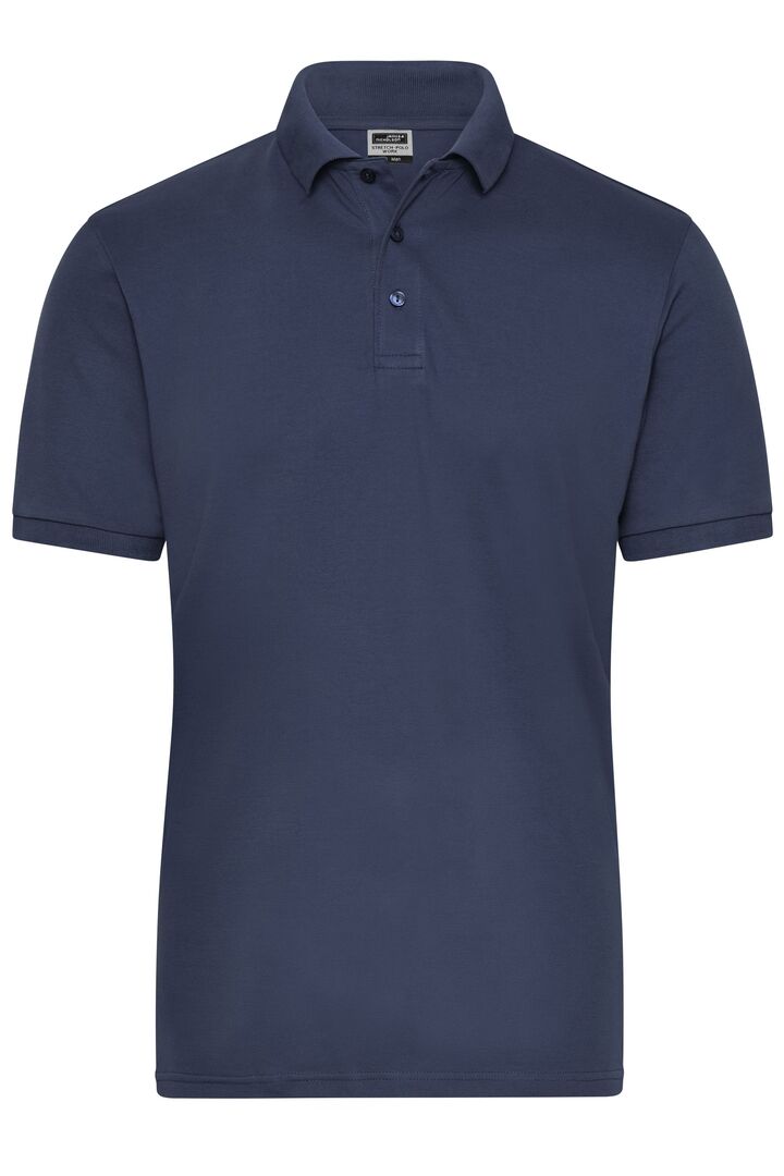 JAMES & NICHOLSON Polo Shirt Gr. L navy JN1806