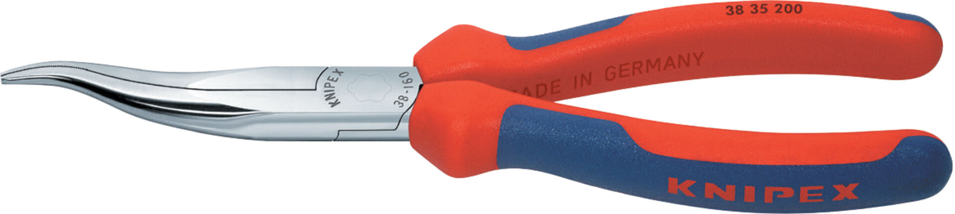 KNIPEX 38 35 200 Mechanikerzange mit Mehrkohne-Hülle verchromt 200mm