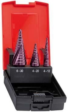 FORMAT Universalstufenbohrer TIALN HSS 4-30,00mm spiralgenutet