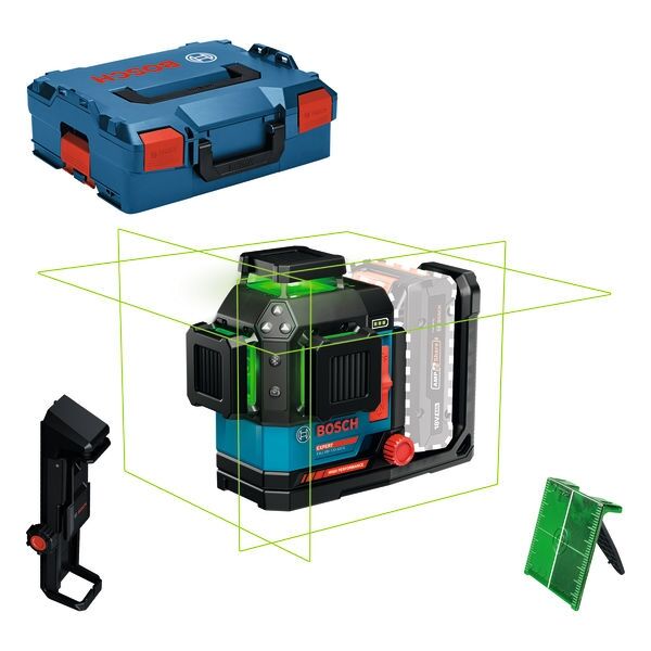 BOSCH Linienlaser EXLL18V-120-33CG DK20, L-BOXX