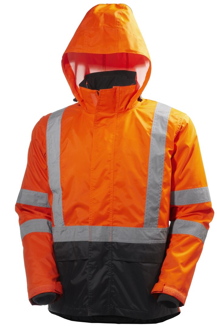 HELLY HANSEN Warnschutz Regenjacke ALTA Gr. 4XL CIS 4-in-1 orange/black 71370