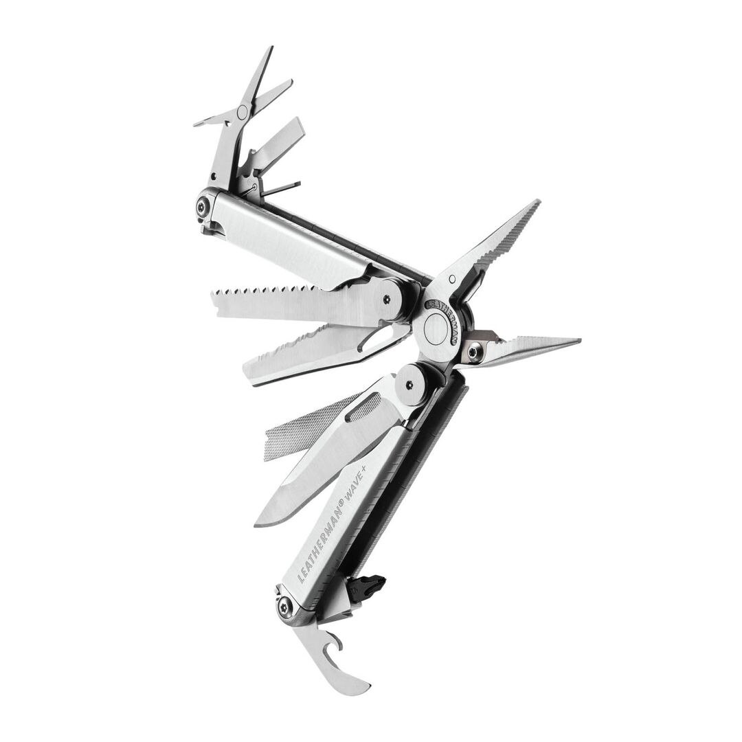 LEATHERMAN Multitool Wave plus silver Multifunktionswerkzeug 18 Funktionen