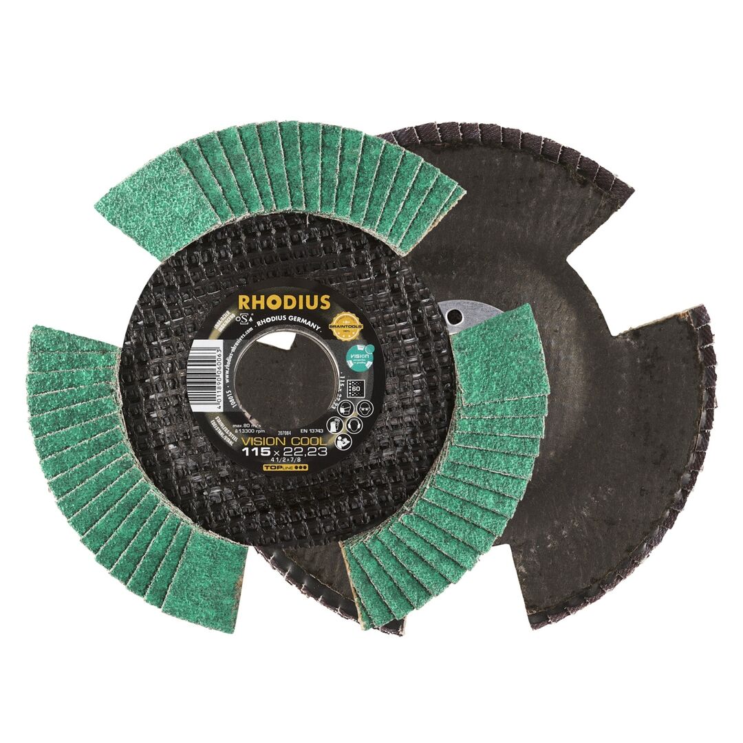 RHODIUS Lamellenschleifscheibe VISION 115mm K60