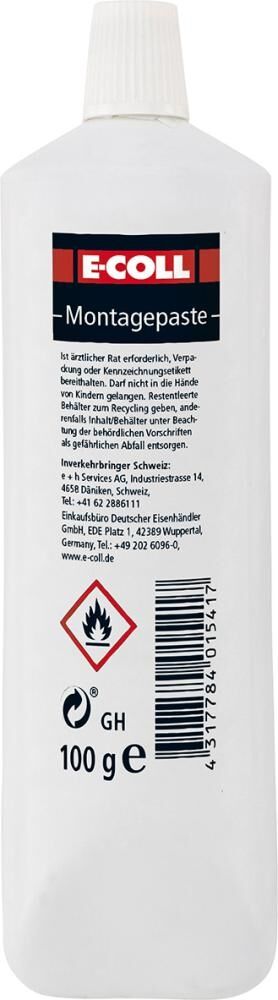 E-COLL Montagepaste 100g Tube
