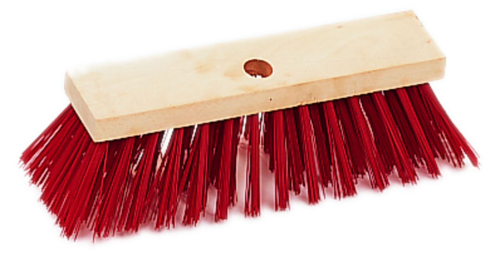 Strassenbesen Kunststoff Rot 40 cm 6/18 Reihig
