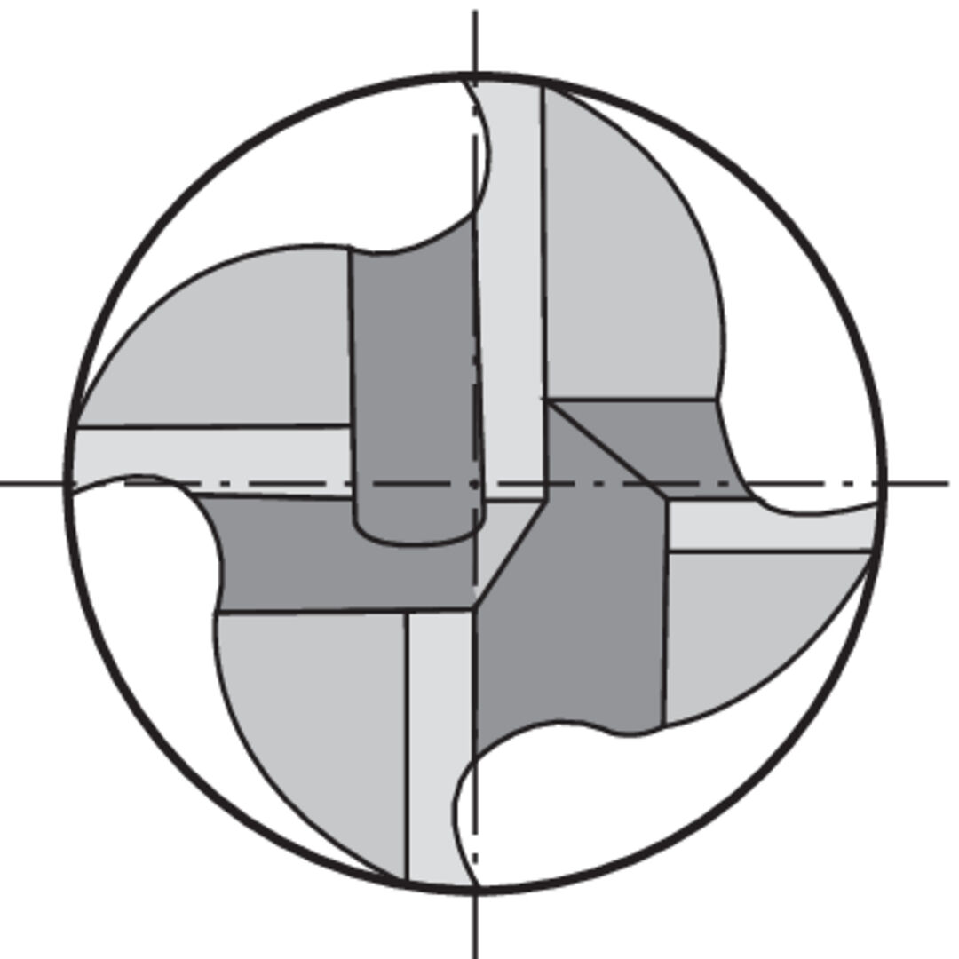 FORMAT Schaftfräser D844 K PMTIALN HSSE 2,00mm