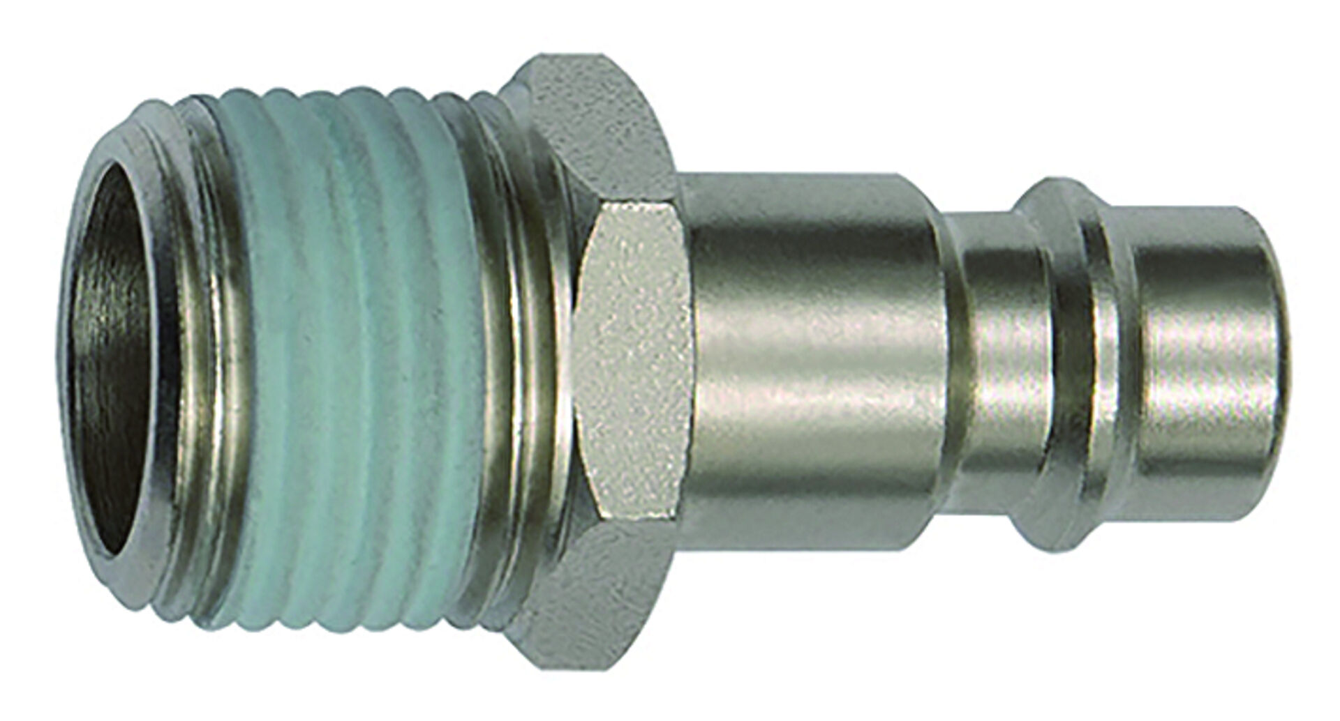 RIEGLER Nippel für Kupplungen NW 7,8 Stahl R 3/8" AG
