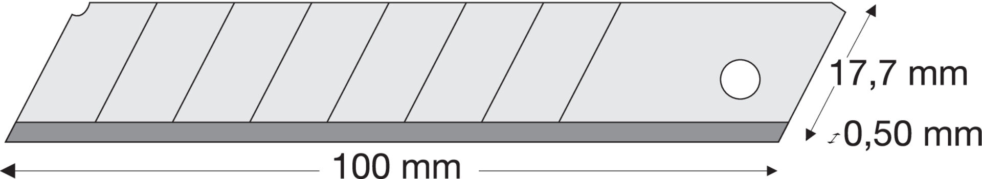 LUTZ Abbrechklinge 18mm Pack a 10St.