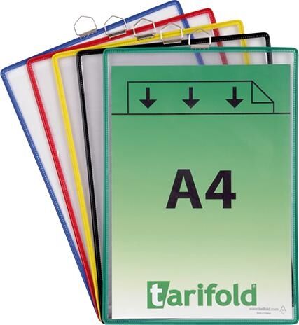 TARIFOLD Hängetafeln 4 A mit Öse Hochformat VE=5 ST.