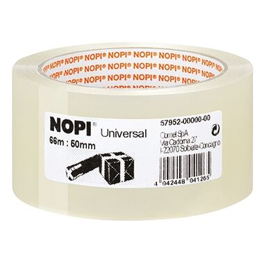 NOPI Packband PP farblos 66mx50mm