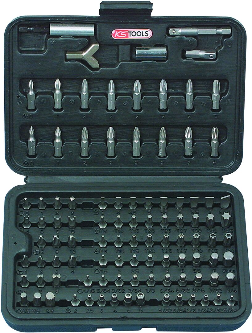 KS TOOLS Bit Set 1/4" 100-teilig