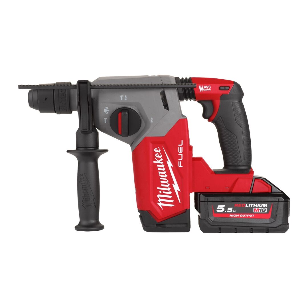 MILWAUKEE Akku-Kombihammer M18FHX-552X 2x18V 5,5Ah Ladegerät in HD Box