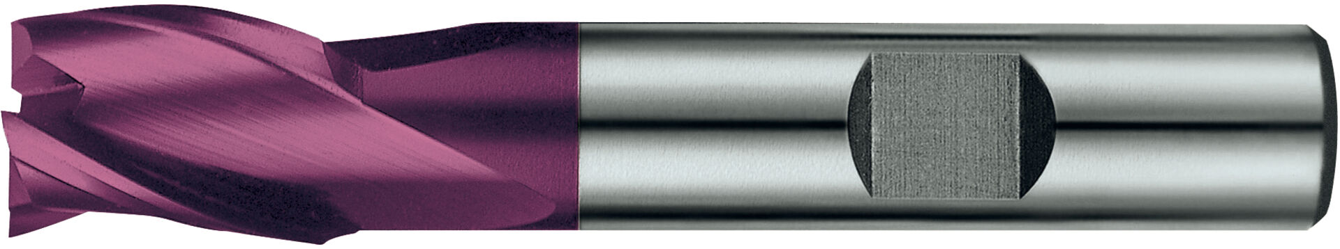 FORMAT 3-Schneiden-Fräser DIN327 K PM TiAlN 4,00mm