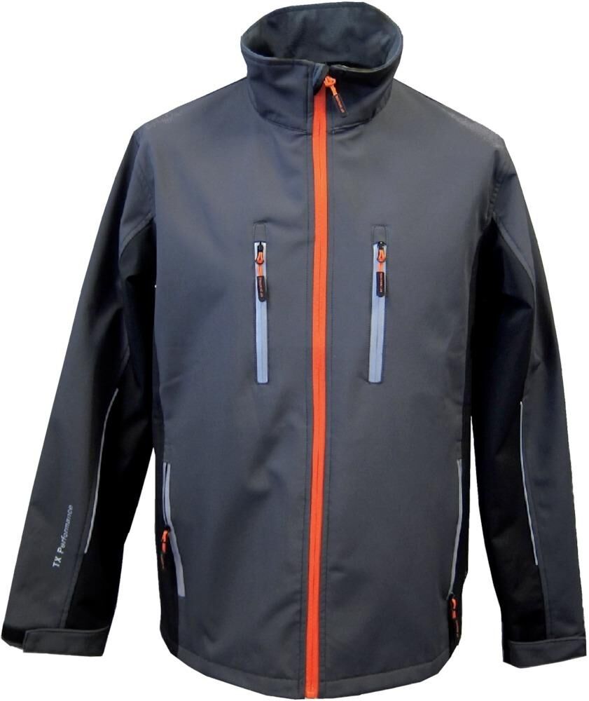 Softshelljacke 61270 dunkelgrau/schwarz Gr.S