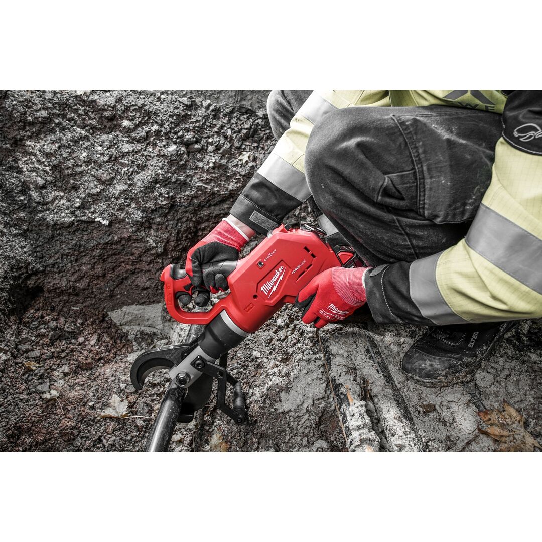 MILWAUKEE Akku-Kabelschneider M18HCC75R-502C 2x5Ah Ladegerät Koffer