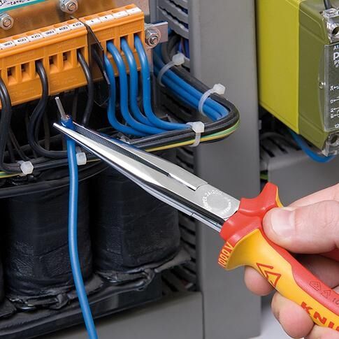 KNIPEX Elektro-Paket isoliert Kombizange Seitenschneider Flachrundzange 00 20 12