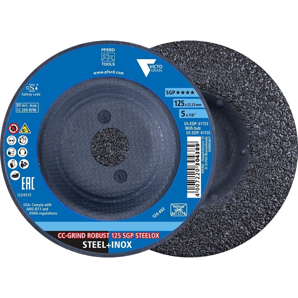 PFERD Schleifscheibe CC-GRIND-ROBUST SGP STEELOX 125mm