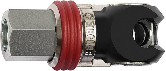 RIEGLER Schwenk-Sicherheitskupplung NW7,2 / IG G1/2 Stahl