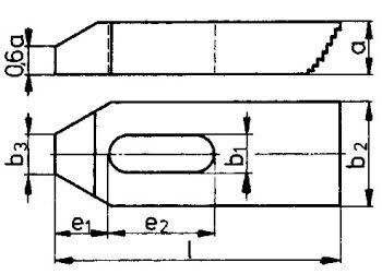FORMAT Spanneisen 18x125mm DIN6314Z