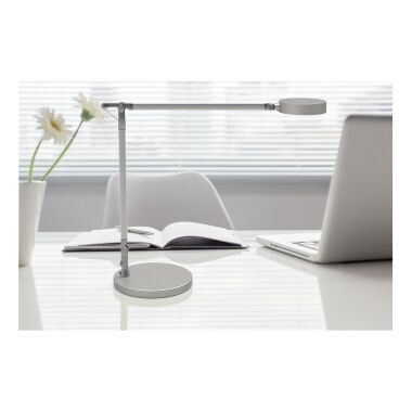 MAUL Tischleuchte LED dimmbar grace colour vario silber