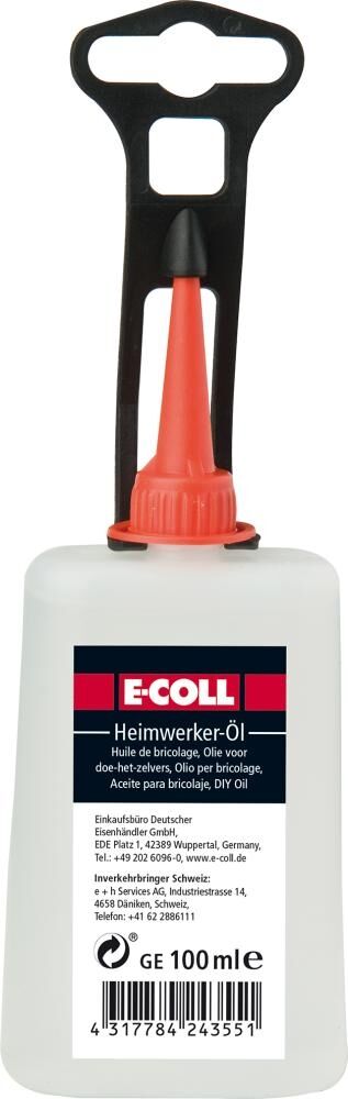 E-COLL HEIMWERKEROEL 100ML FLASCHE