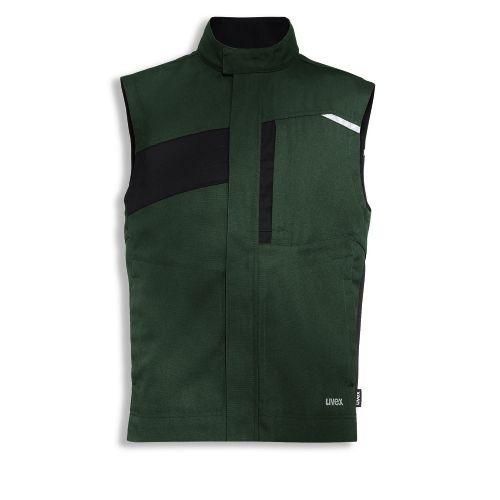 UVEX Weste perfeXXion premium Gr. L 275g/qm Tanne