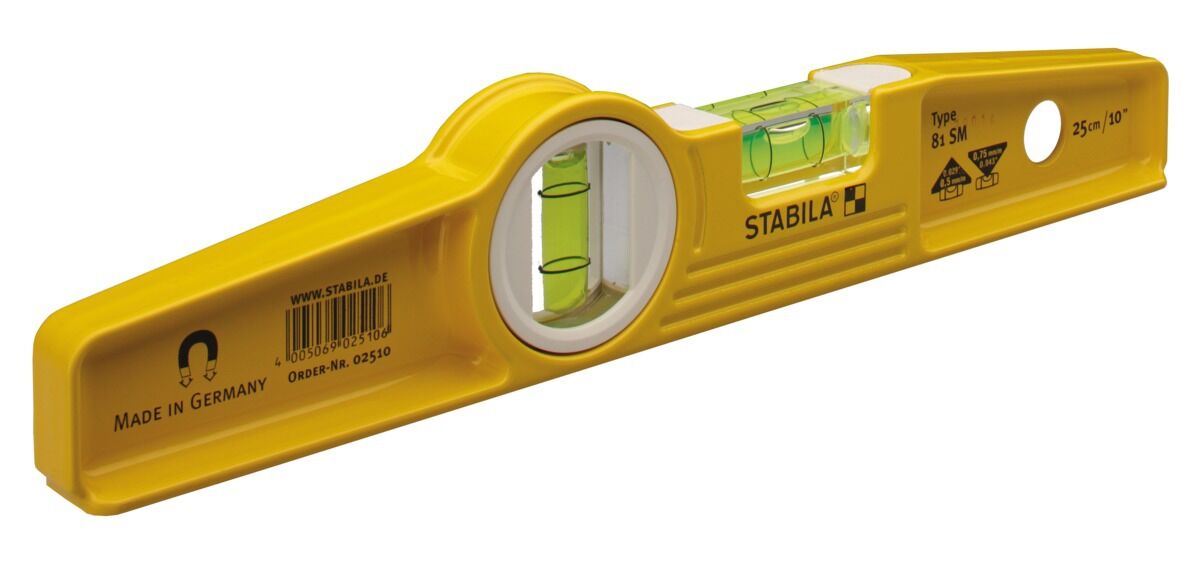 STABILA Wasserwaage Torpedo 25cm 81SM