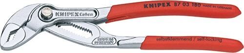 KNIPEX Hightech-Wasserpumpenzange Cobra 180mm Kunststoffüberzug verchromt 87 03 180