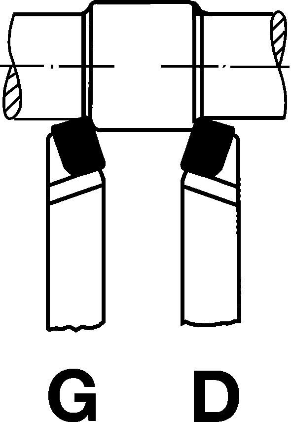 FORMAT Drehmeißel HM DIN4971 Rechts 32x32x170mm P25 / 30