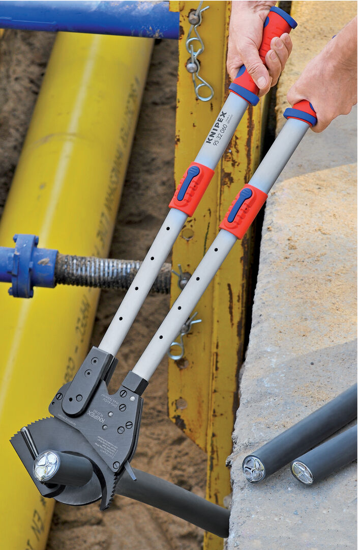 KNIPEX 95 32 100 Kabelschneider Teleskopschenkeln Mehrk. 680mm