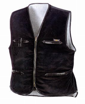 CRAFTLAND Breitcordweste BUCHHOLZ 1878 gefüttert Gr. M schwarz