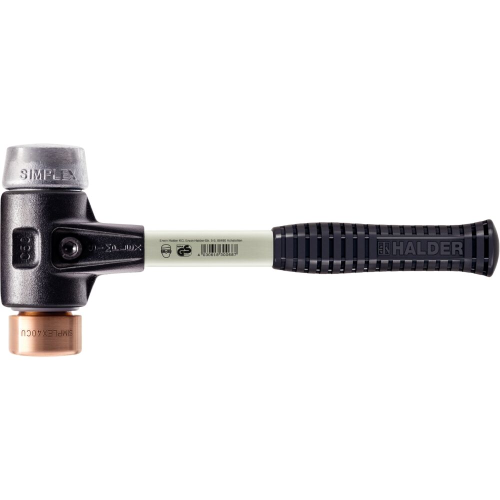 HALDER Schonhammer SIMPLEX 30mm Kupfer/Weichmit
