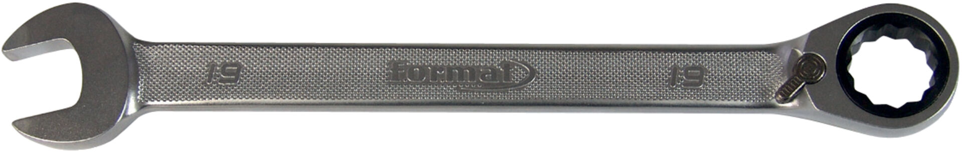 FORMAT Ratschenschlüssel umschaltbar gebogen 8mm